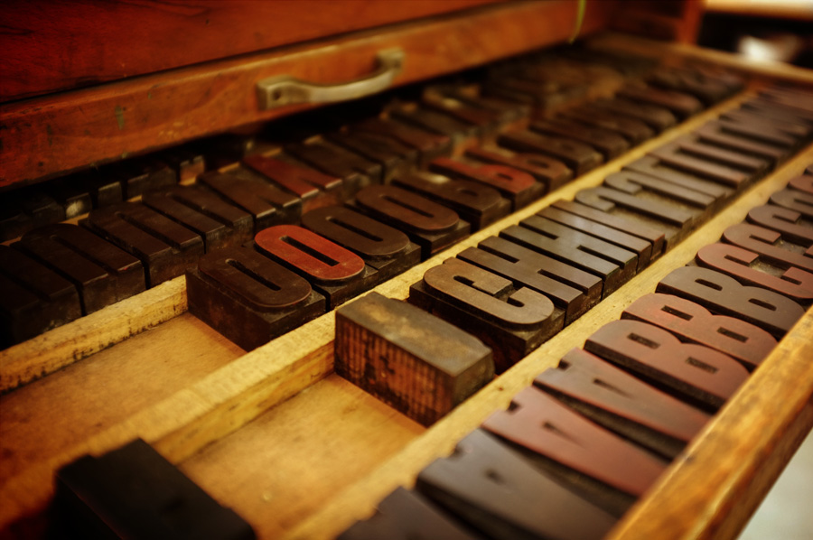 Letters in drawer