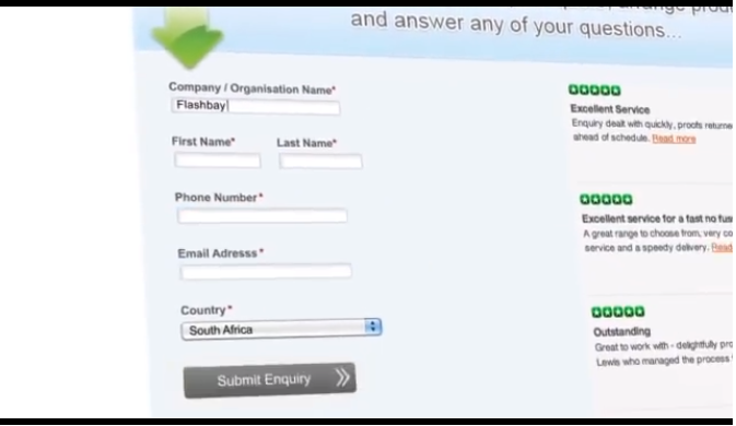 Lots of on-screen text