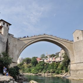 Mostar Old Bridge, representing Bosnian voice-over talent history