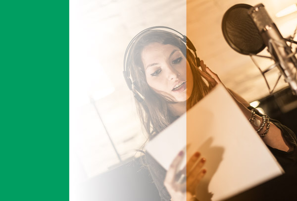 Irish accent voice-over agency