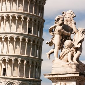 Tower of Pisa, representing Italian accent voice-over history