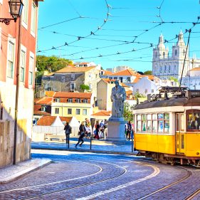 Lisbon, representing Portuguese accent voice-over history