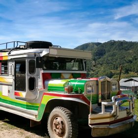 Jeepney, representing Tagalog voice-over talent history