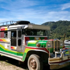 Jeepney, representing Tagalog subtitling language history