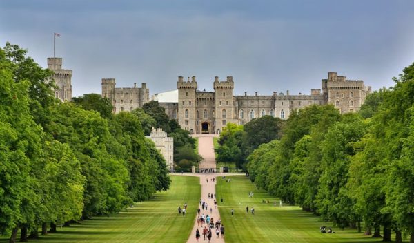English voice over at Windsor Castle