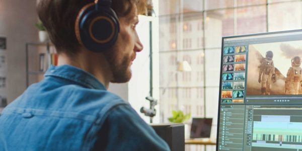 delivering the voice overs